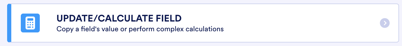 Image of Update Calculate Field Condition
