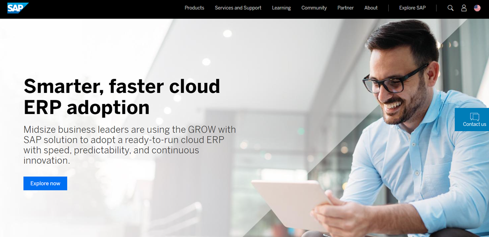 SAP Landing Page
