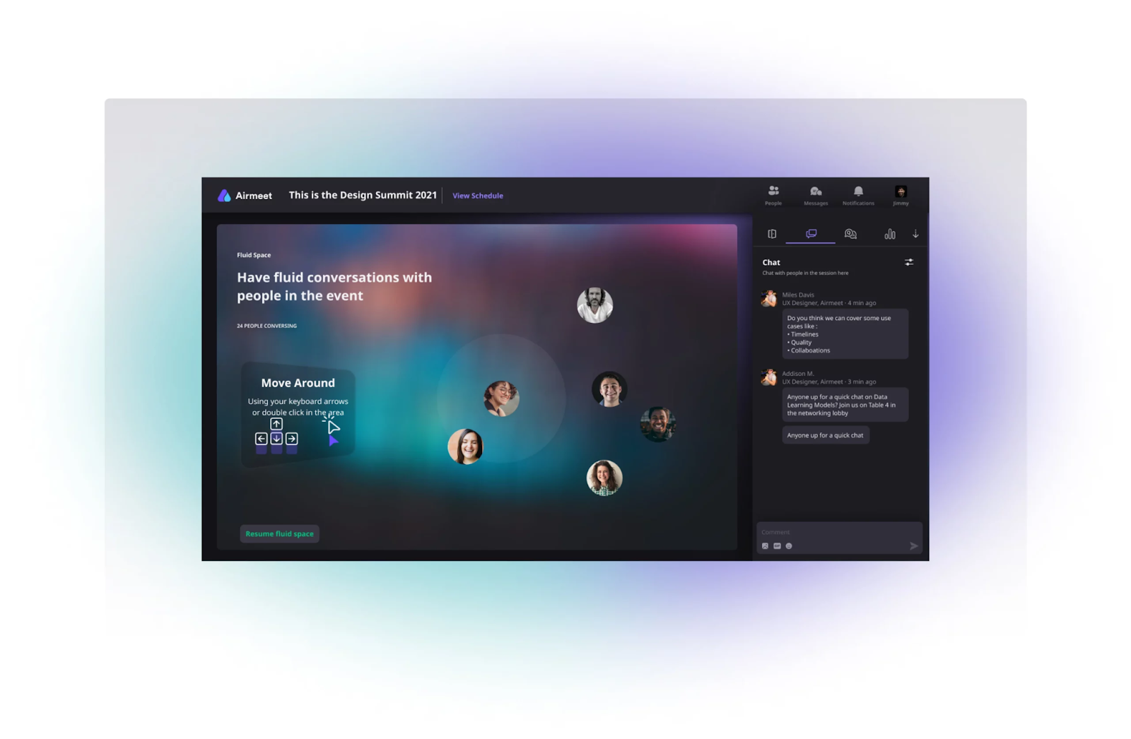 Airmeet User Interface