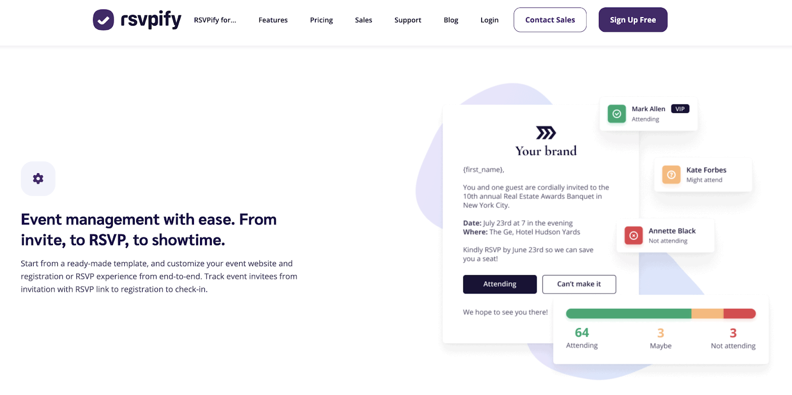 RSVPify Landing Page