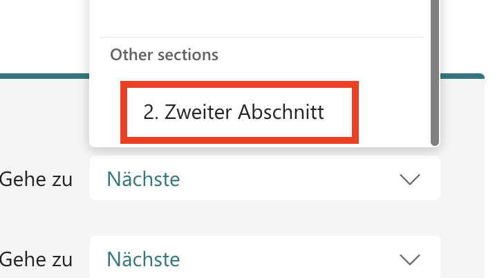 Ein Bild eines Computerbildschirms mit einem Dropdown-Menü darauf