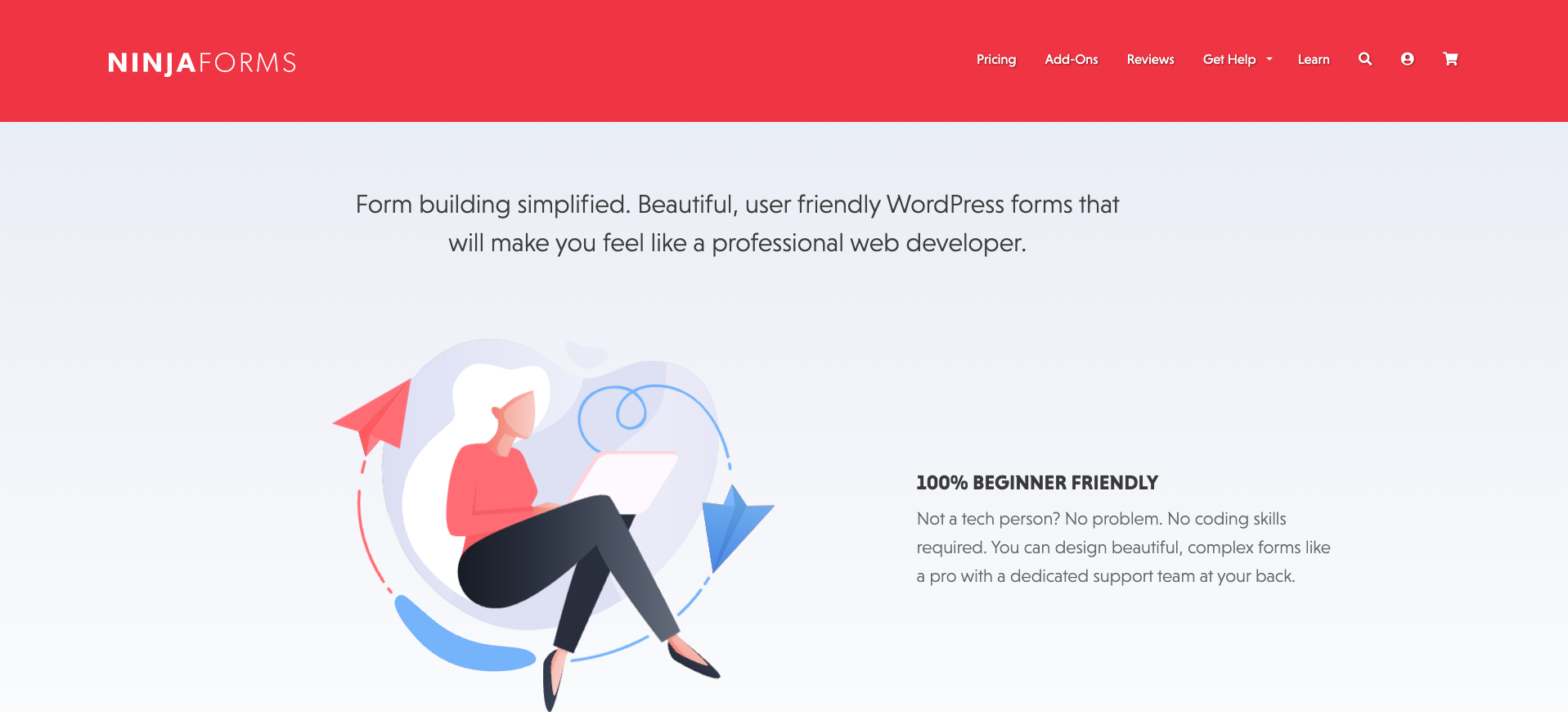 Ninja Forms Landing Page