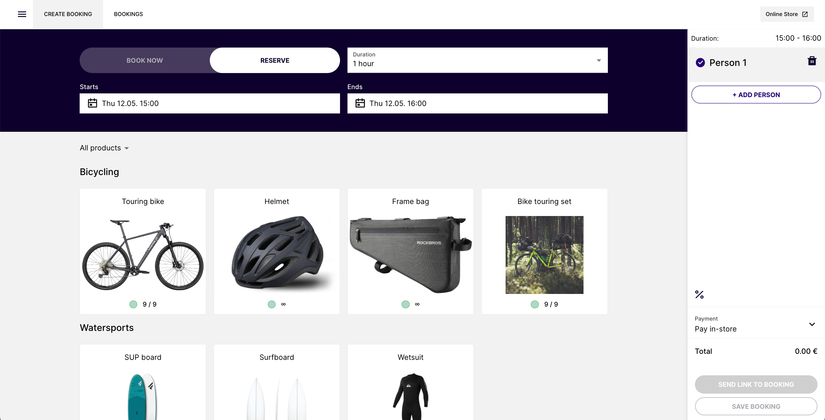 User Interface of Twice