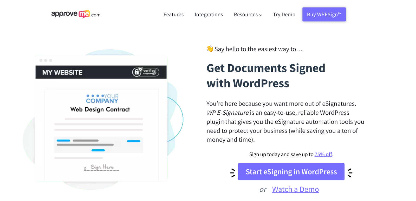 ApproveMe Landing Page