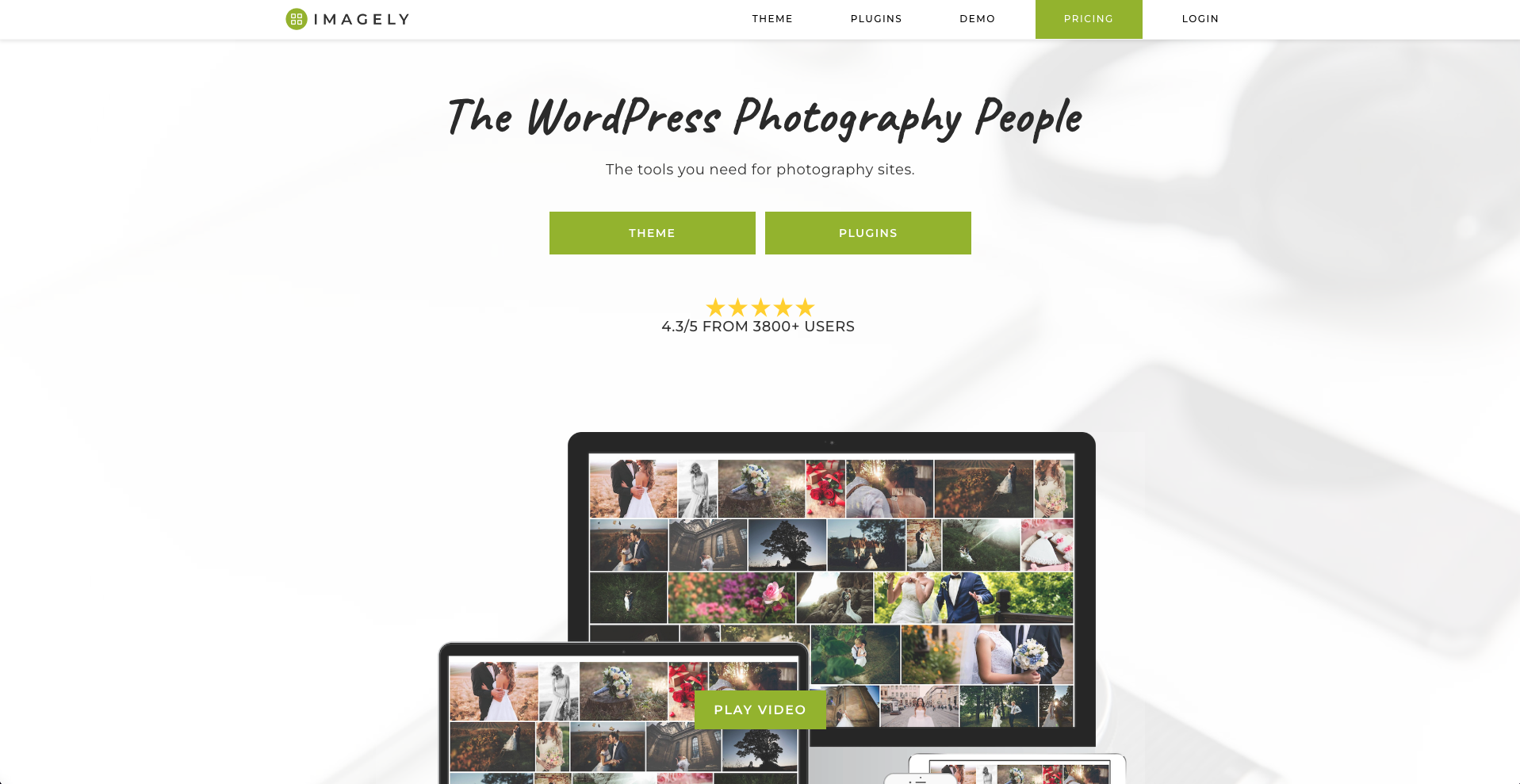 Imagely Landing Page