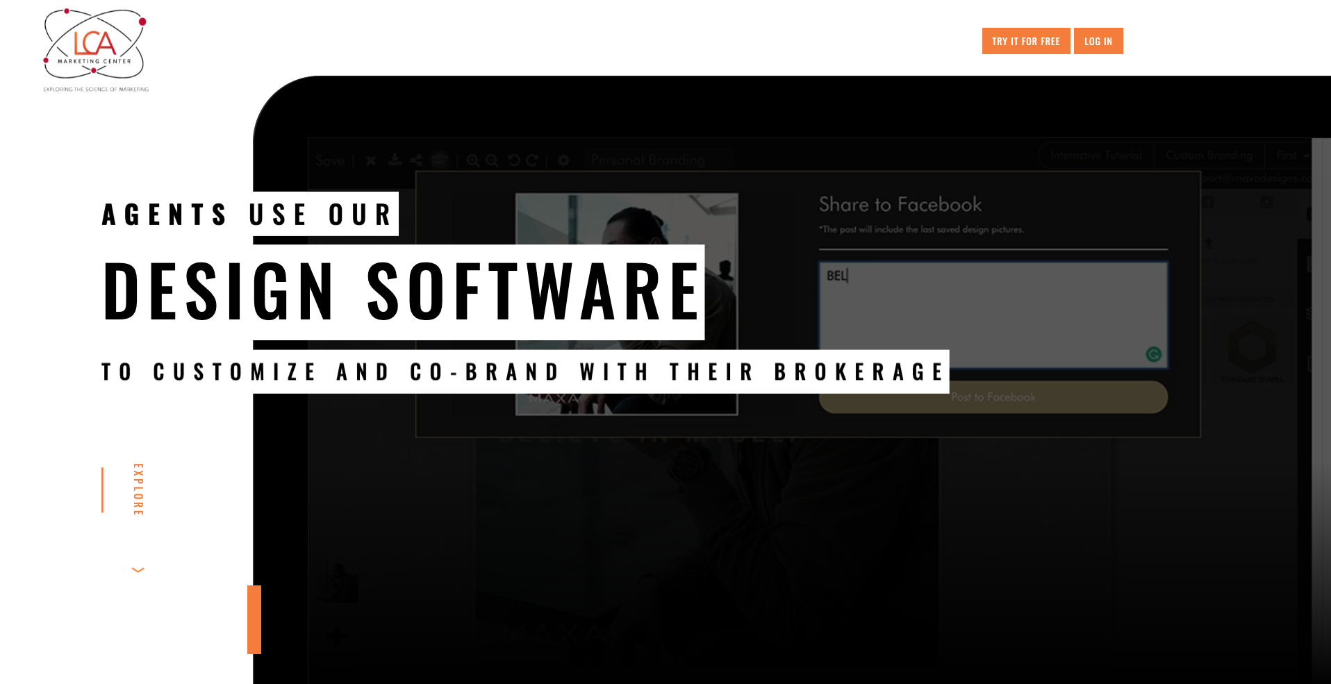 Lab Coat Agents Marketing Center Landing Page