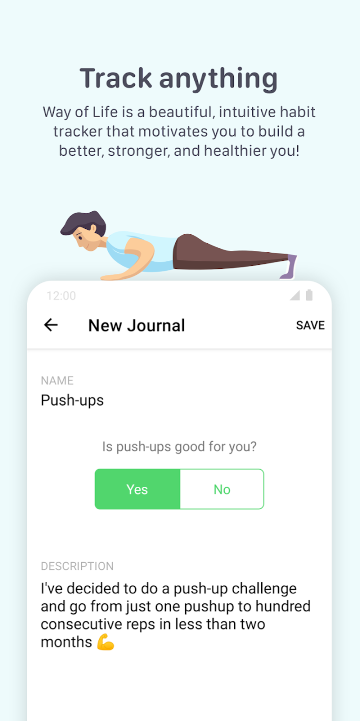 User Interface of Way of Life