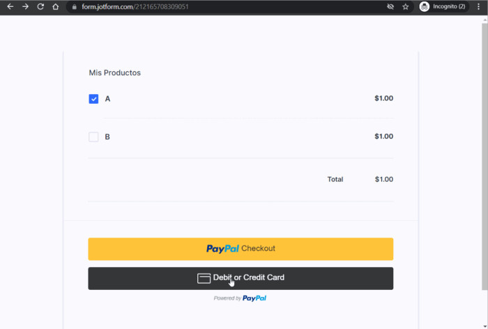 Cómo integrar el formulario a PayPal Checkout Image-2