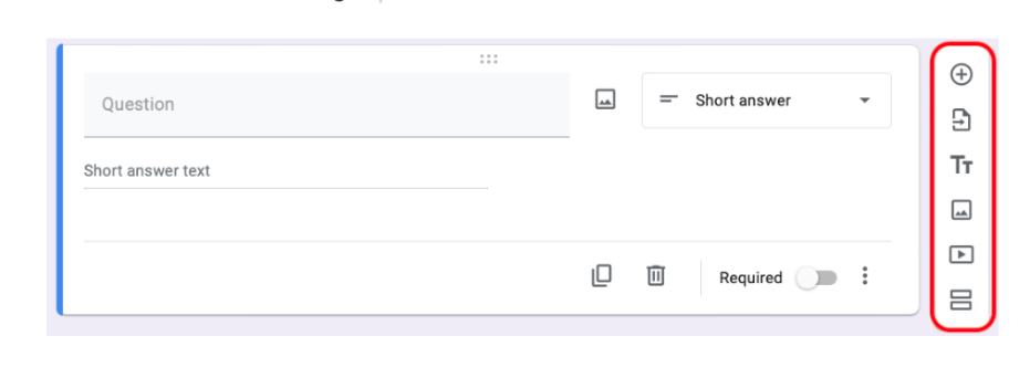 field options in google forms