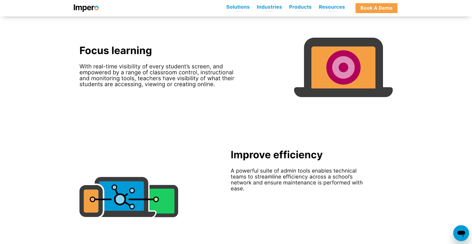 Landingpage von ImperoEducation Pro