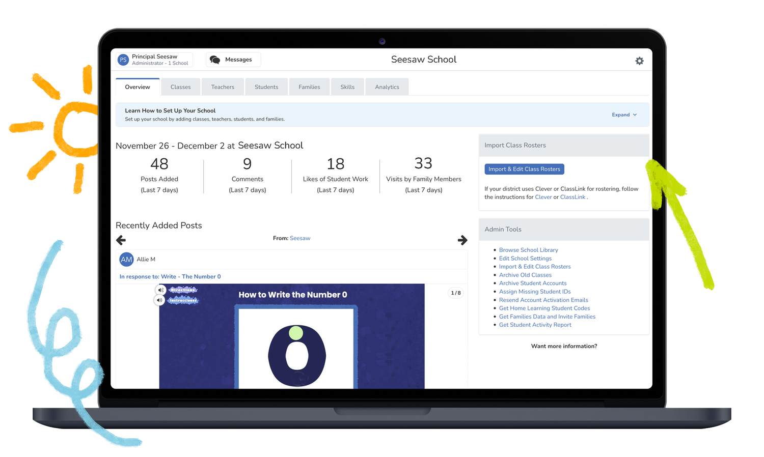 User Interface of Seesaw