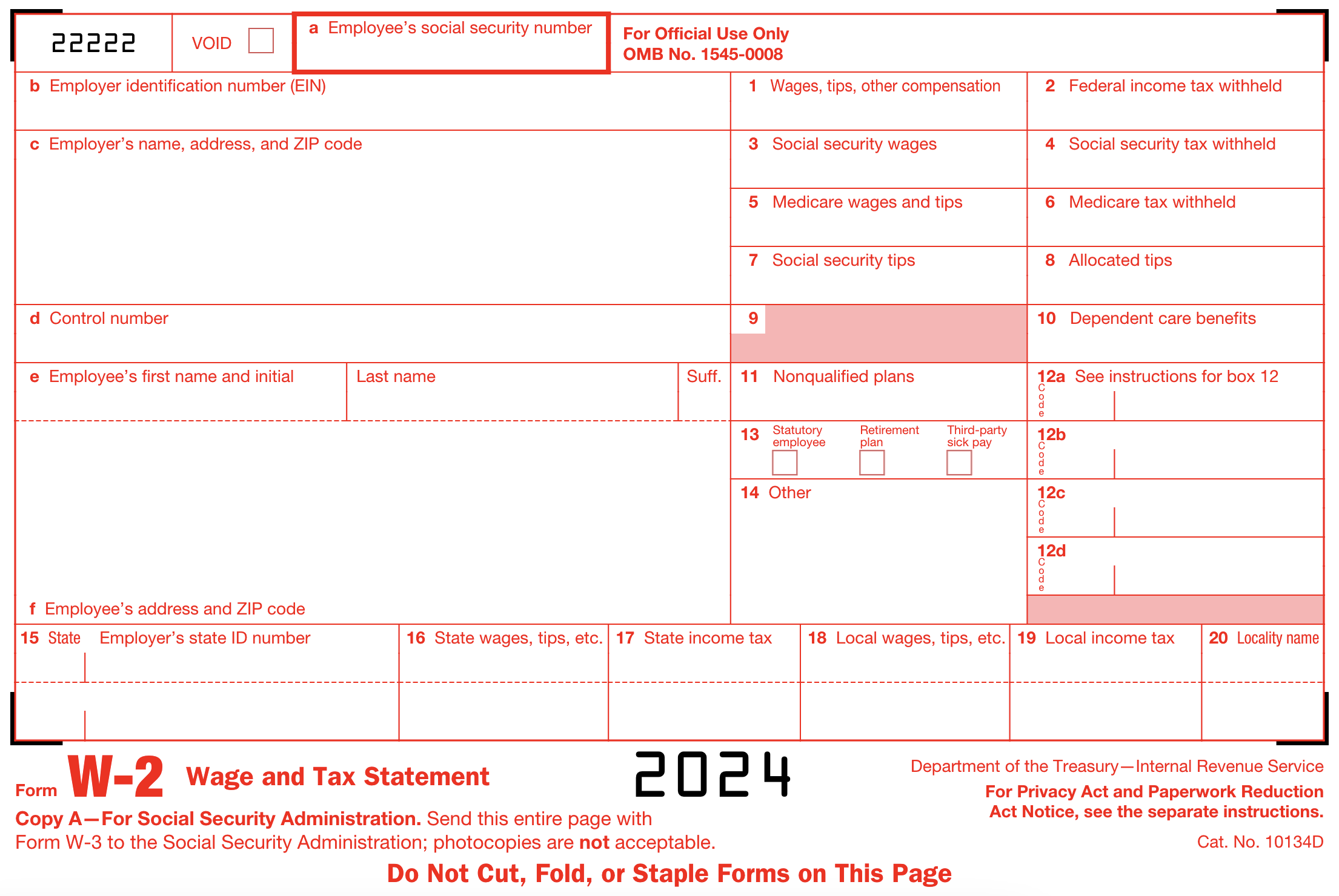 Tips on filling out a W-2 form for an employee Image-1