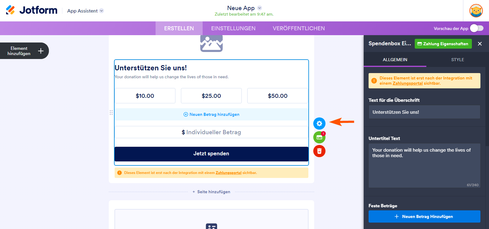 Wie Sie eine Spenden-App erstellen Image-2