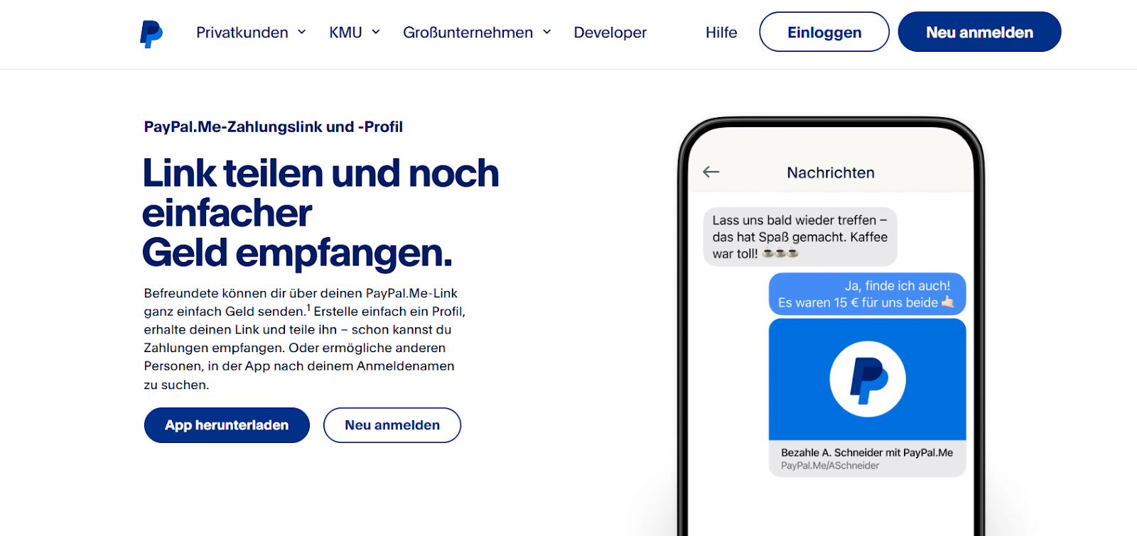 Paypal Landing Page