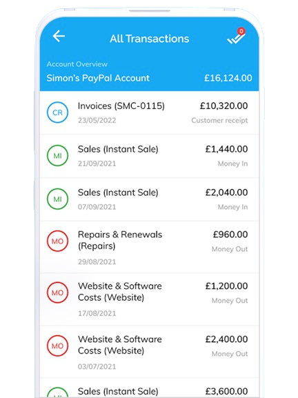 User Interface of Pandle on Mobile