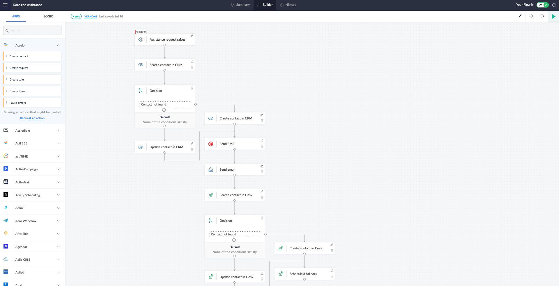 User Interface of Zoho Creator
