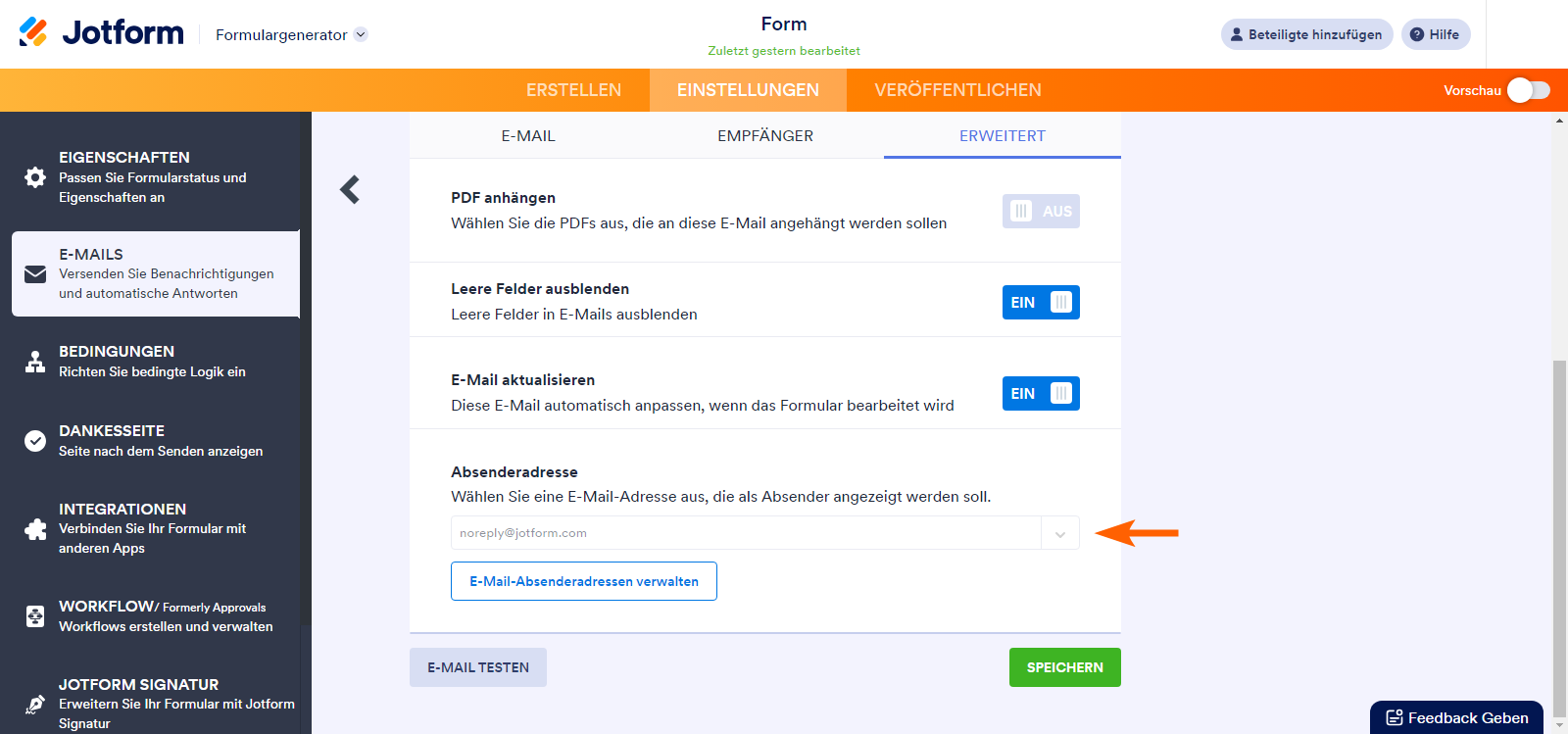 Wie Sie einen Serverweiten benutzerdefinierten E-Mail-Absender per SMTP hinzufügen Image-6
