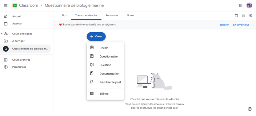 Comment ajouter un formulaire Google Forms dans Google Classroom Image-1