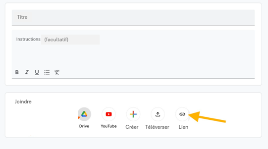 Capture d'écran de Google Classroom