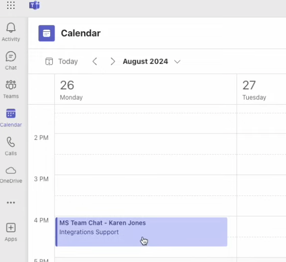 Viewing the Created Meeting from the Form Submission on Google Calendar