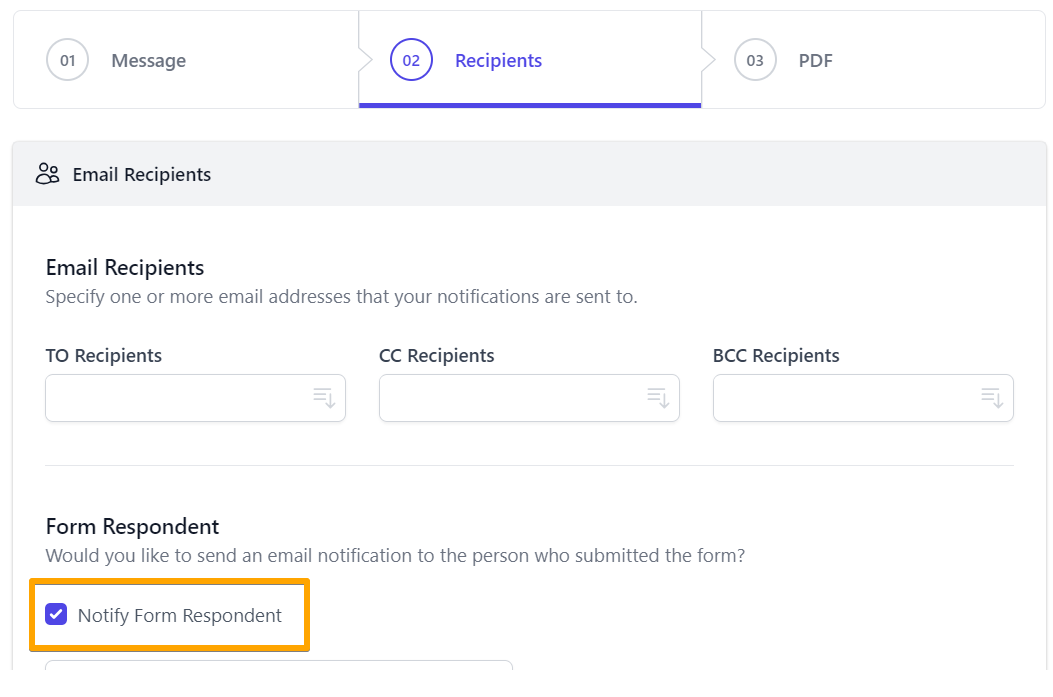 Uno screenshot del menu delle impostazioni del componente aggiuntivo