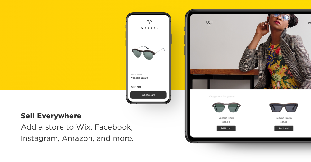 User Interface of Ecwid