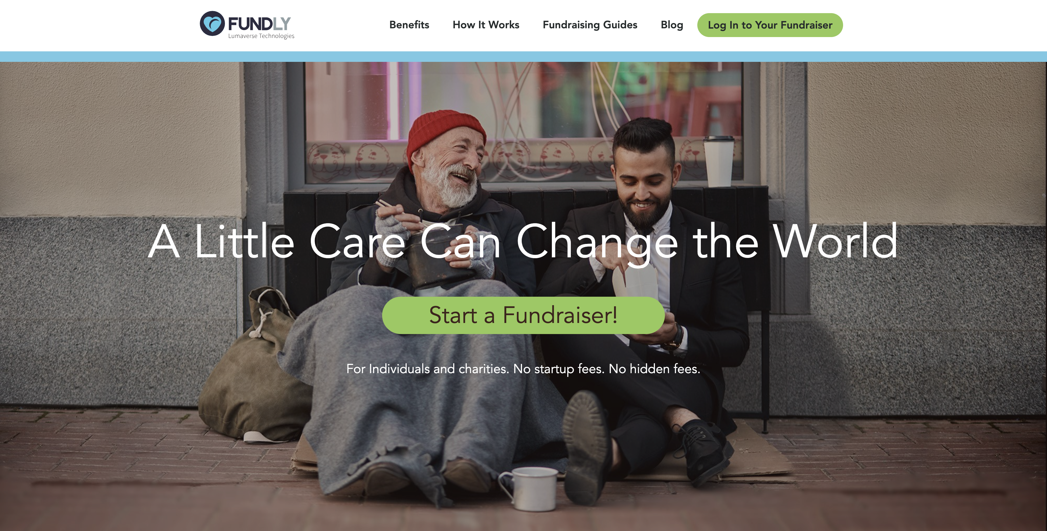 Fundly Landing Page