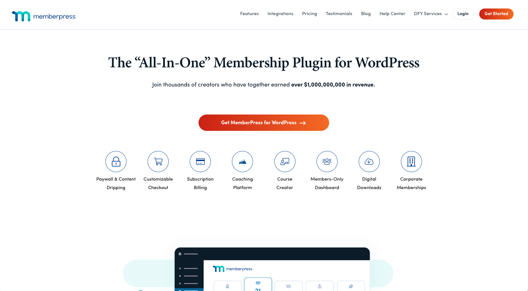 MemberPress Landing Page