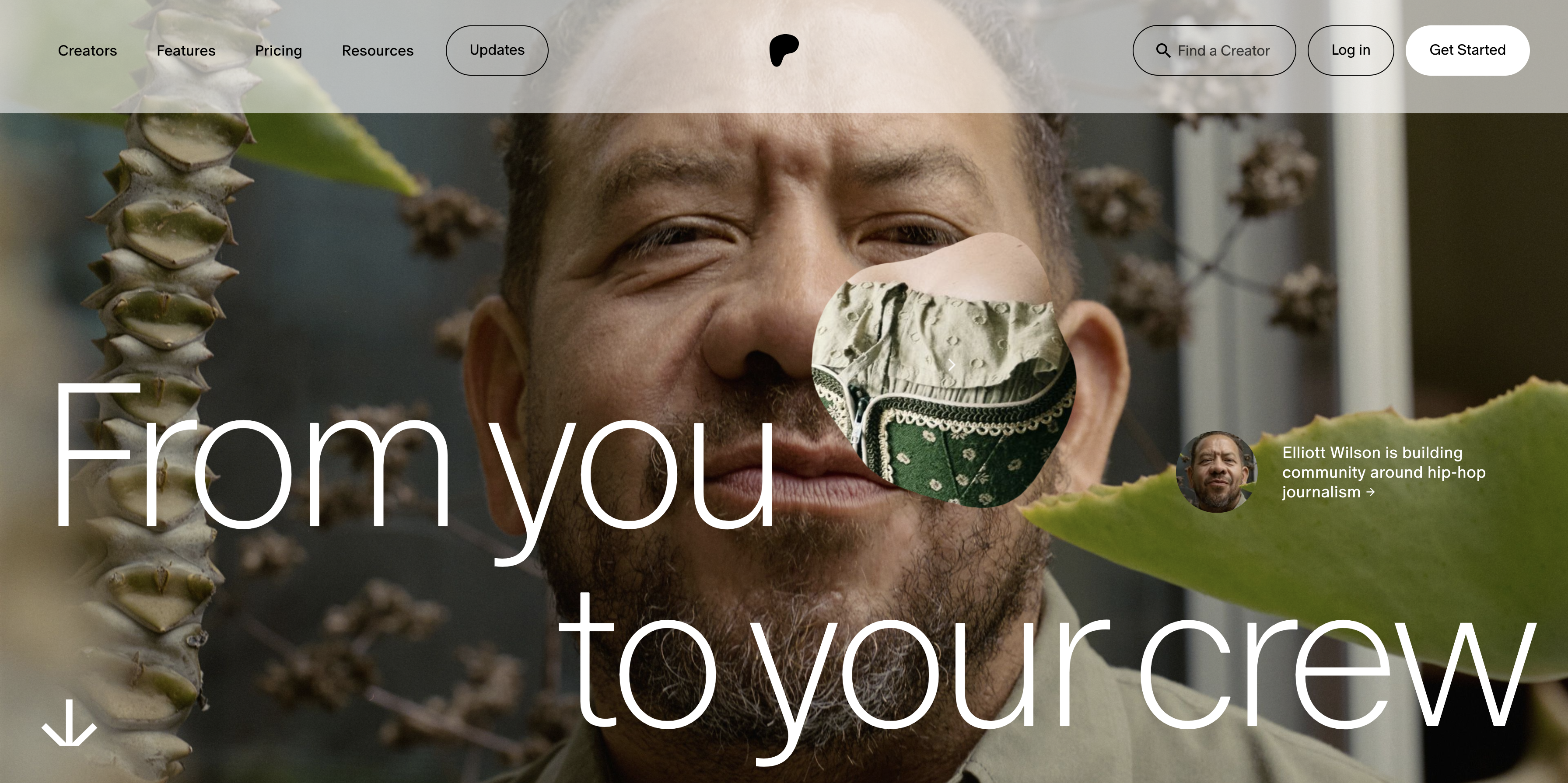 Patreon Landing Page