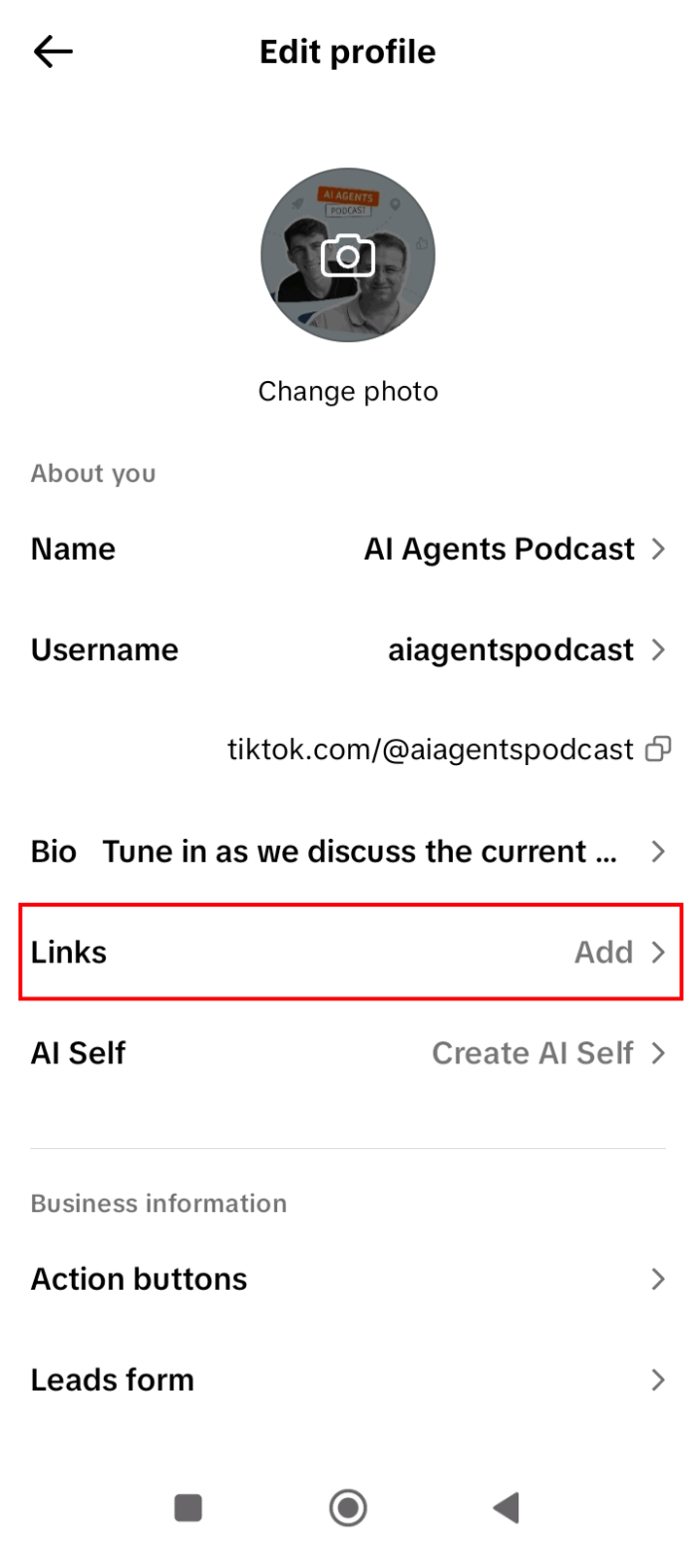 How to add link to TikTok bio Image-2