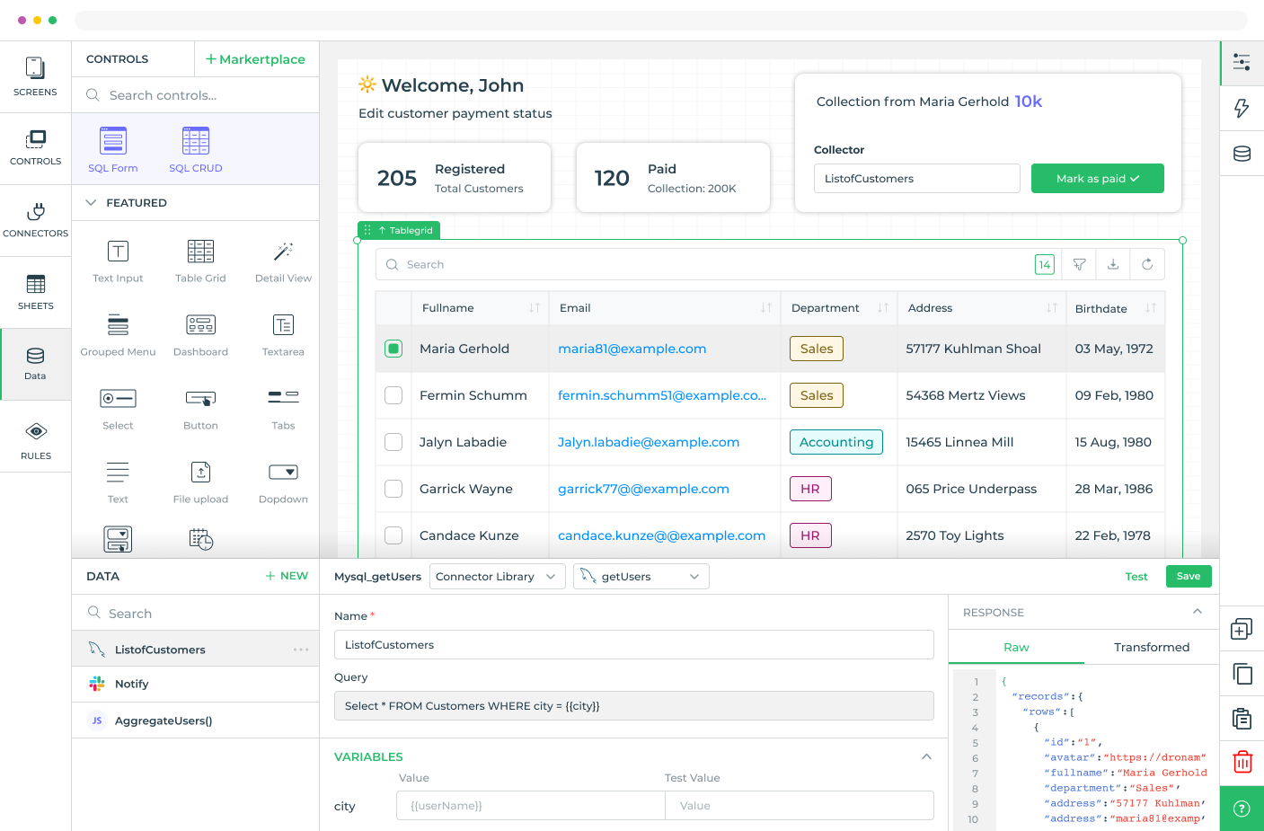 User Interface of DronaHQ