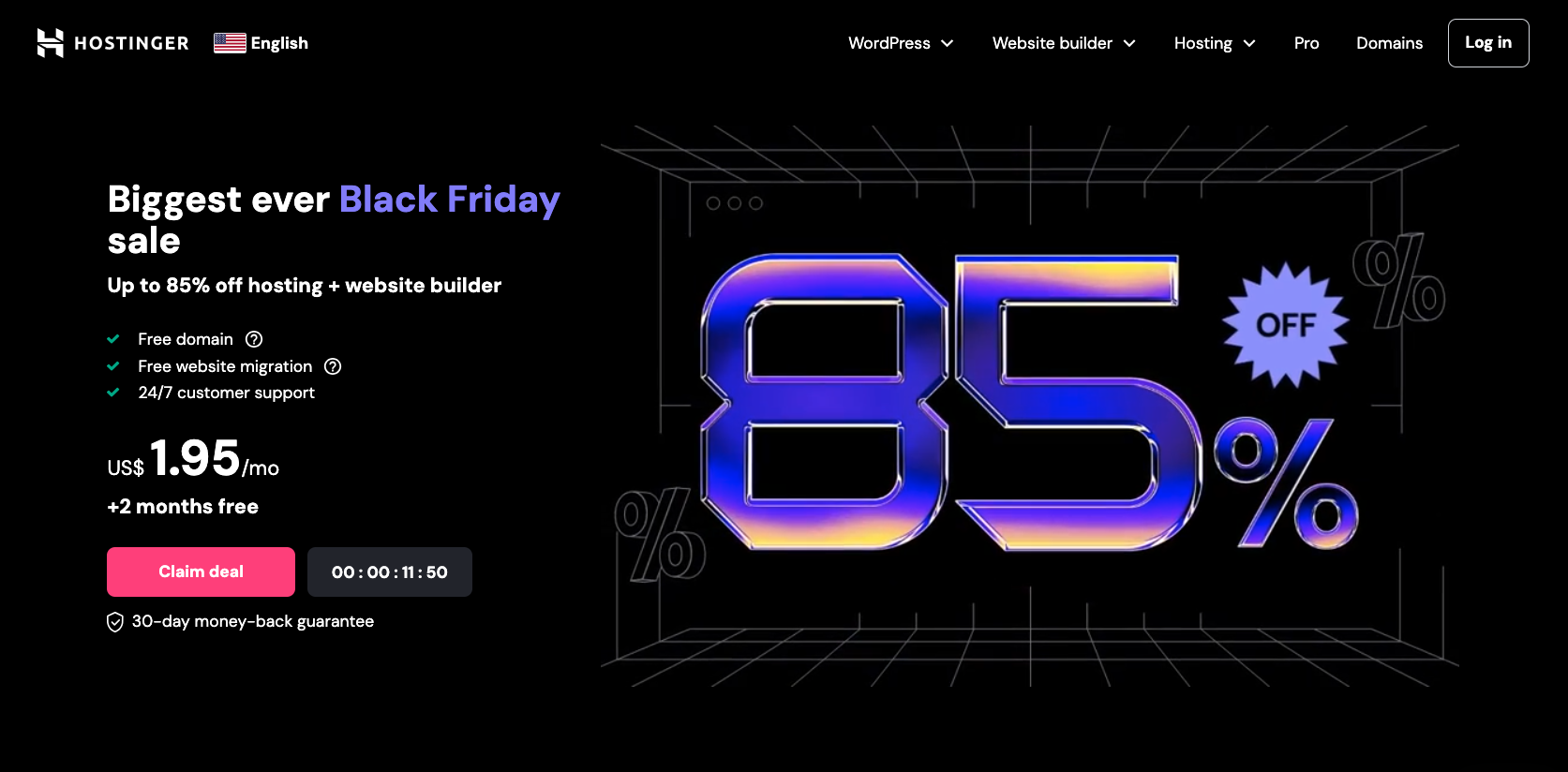 Hostinger Landing Page