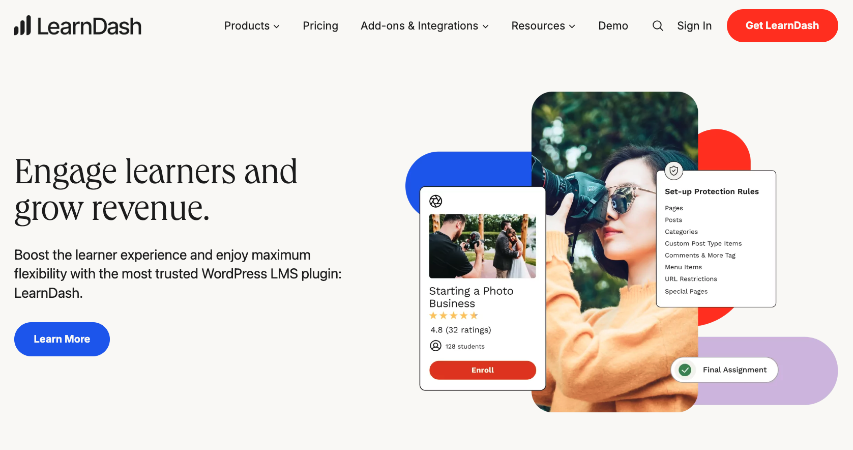 LearnDash Landing Page
