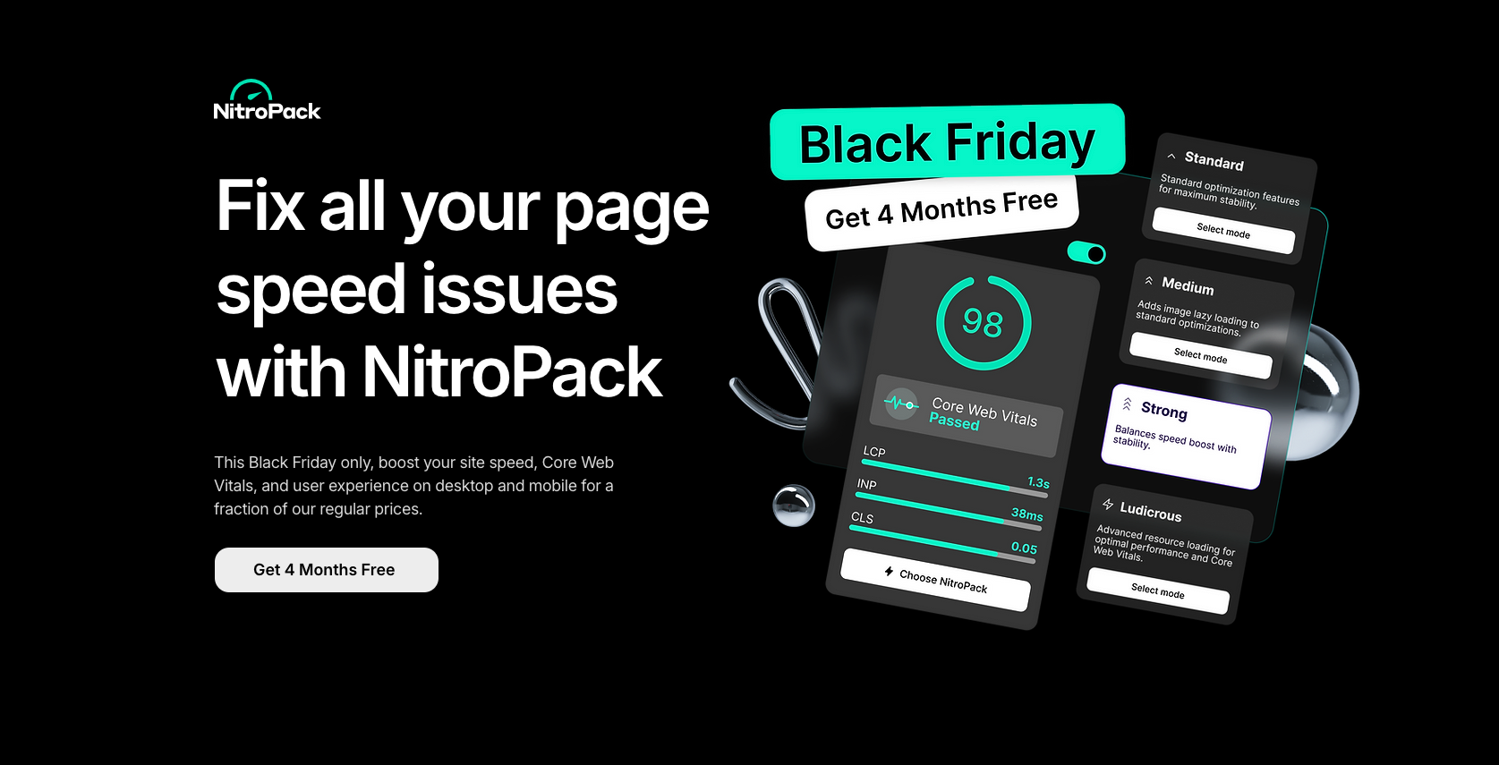 NitroPack Landing Page