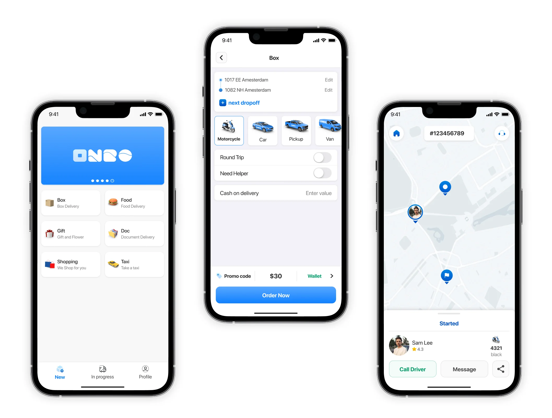 User Interface of Onro