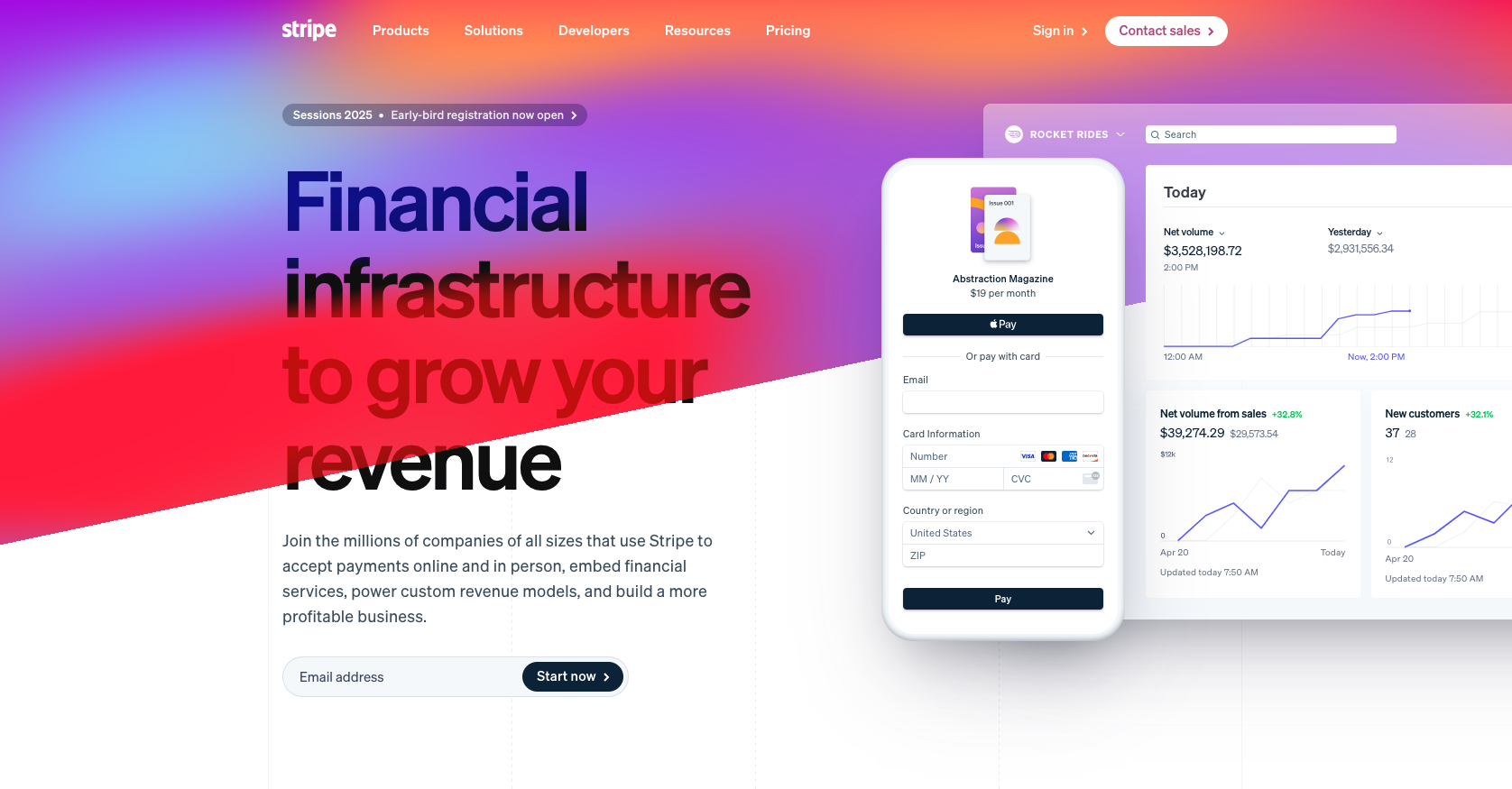 Stripe Landing Page
