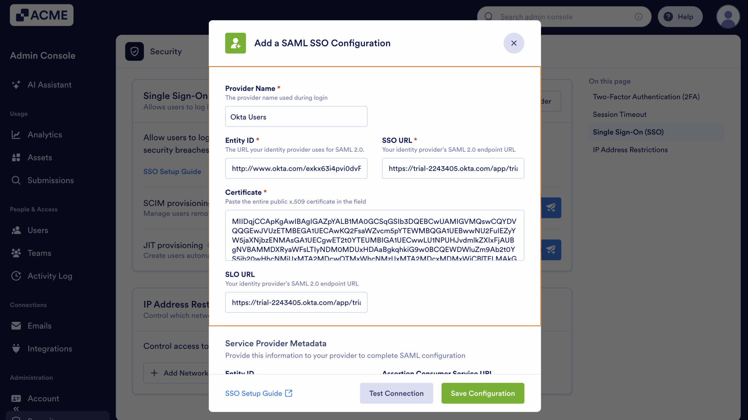 How to Add Multiple Instances of Different SSO Providers in Your Organization Image-4