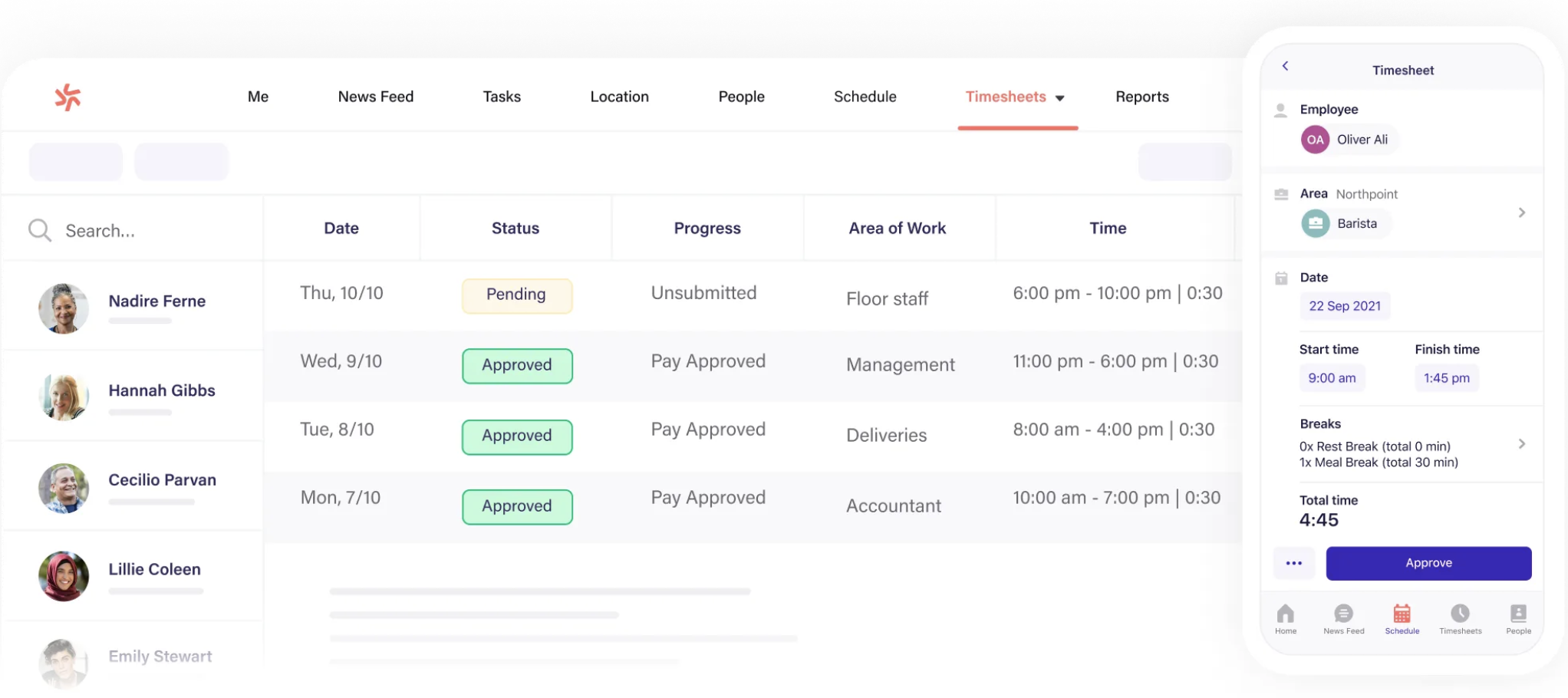Deputy user interface
