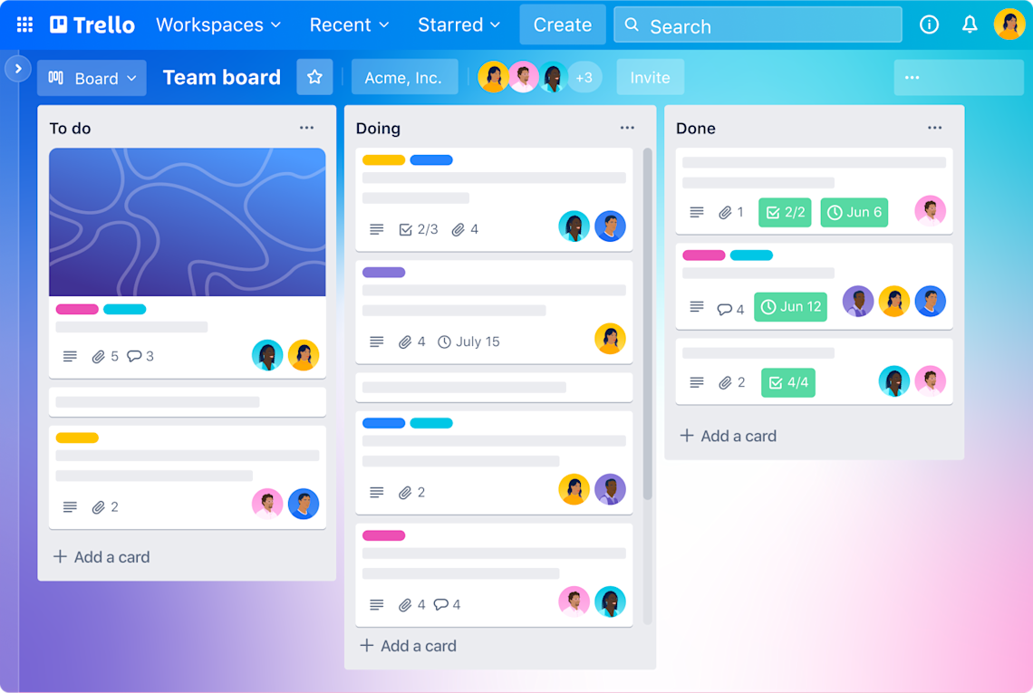 Trello board