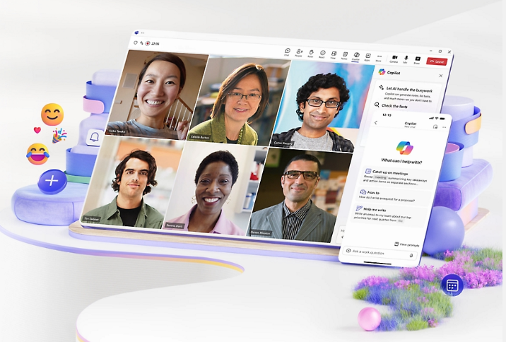 Interfaz de usuario de Microsoft Teams