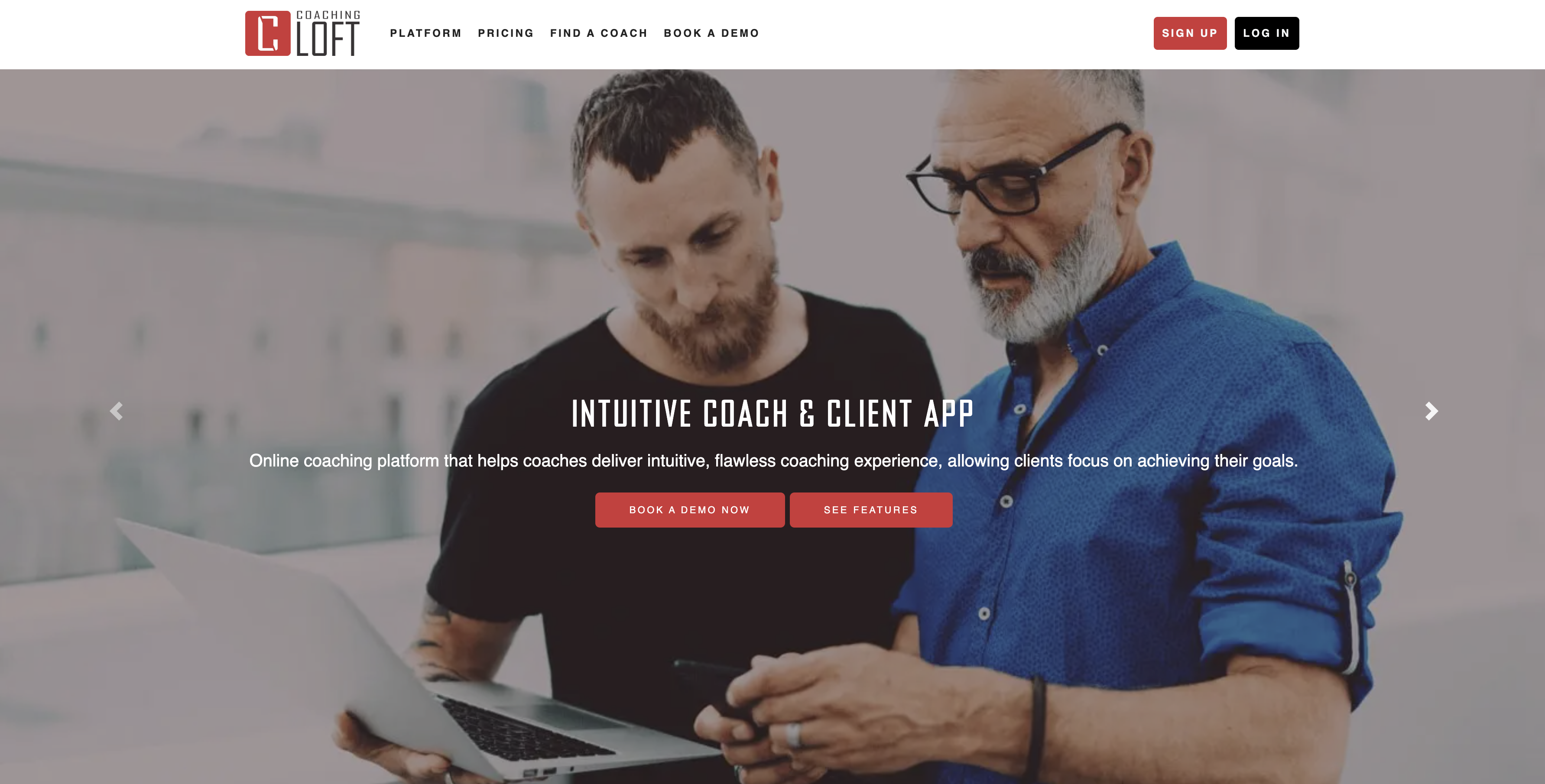 Coaching Loft Landing Page