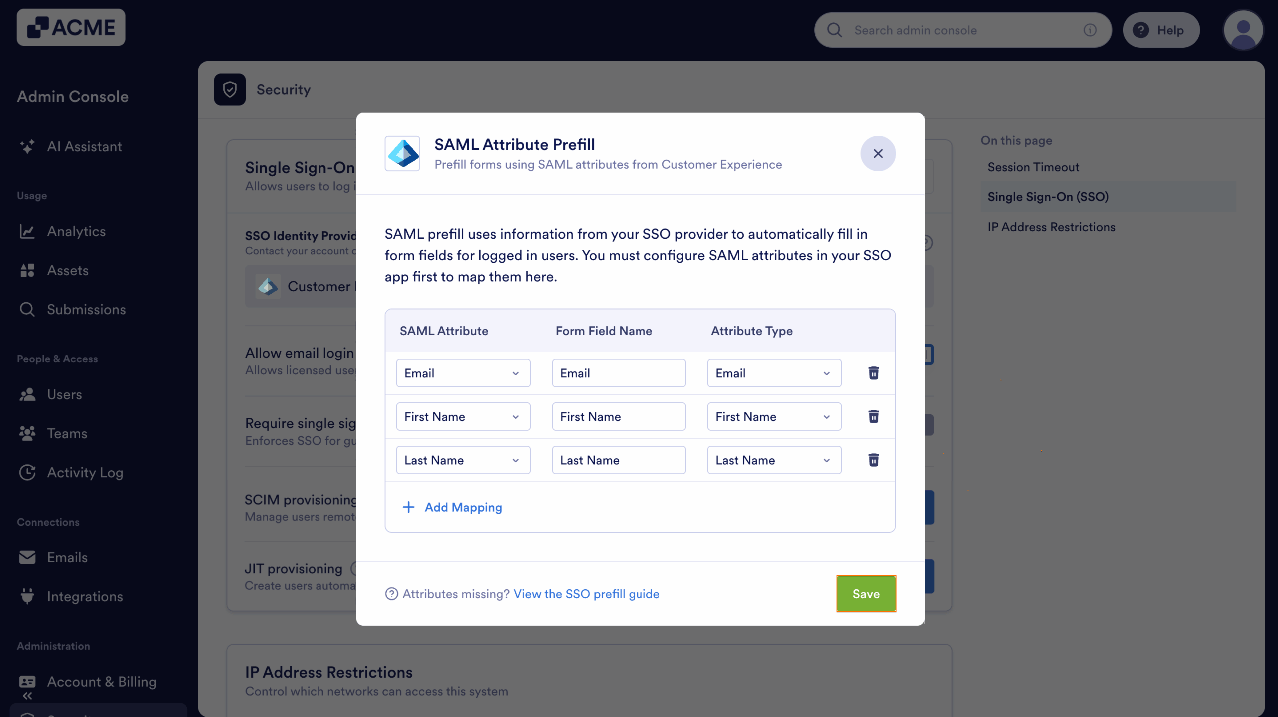 How to Configure SAML Attributes for Microsoft Entra ID SSO Prefill Image-10
