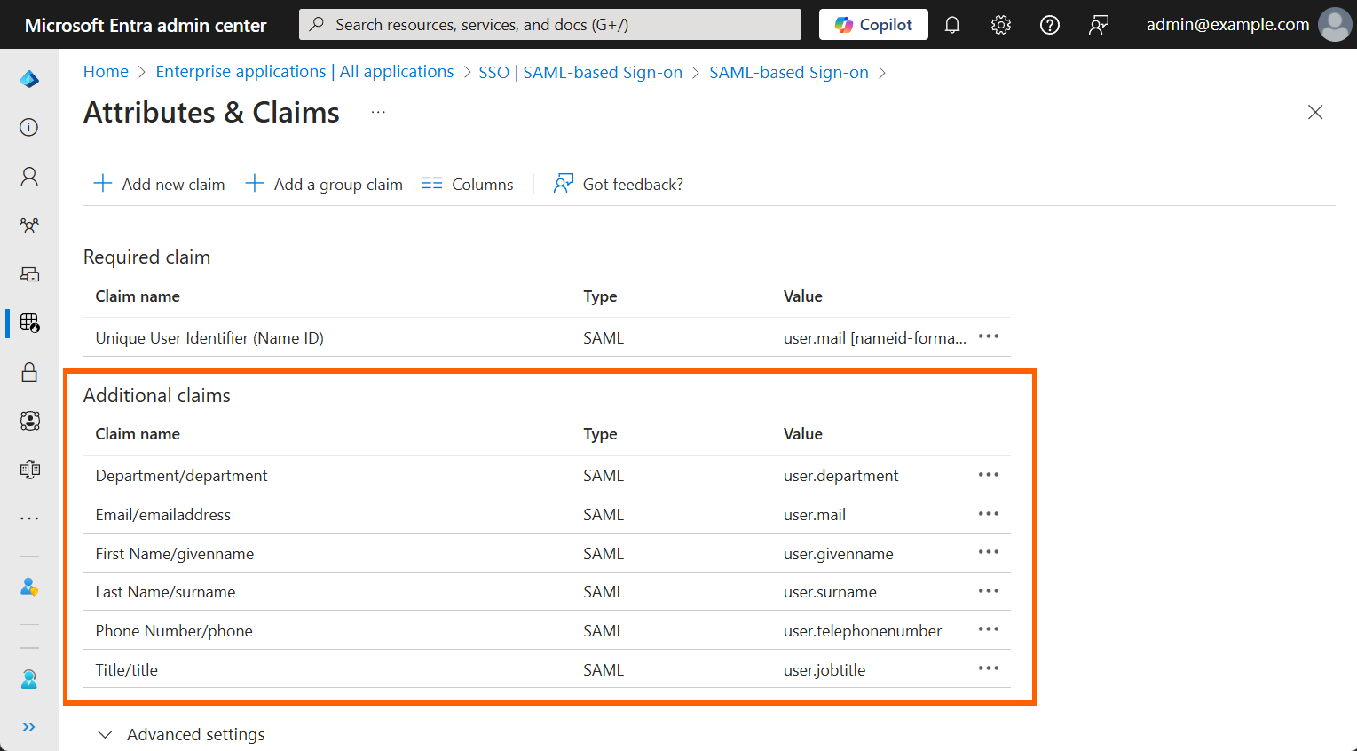 How to Configure SAML Attributes for Microsoft Entra ID SSO Prefill Image-4