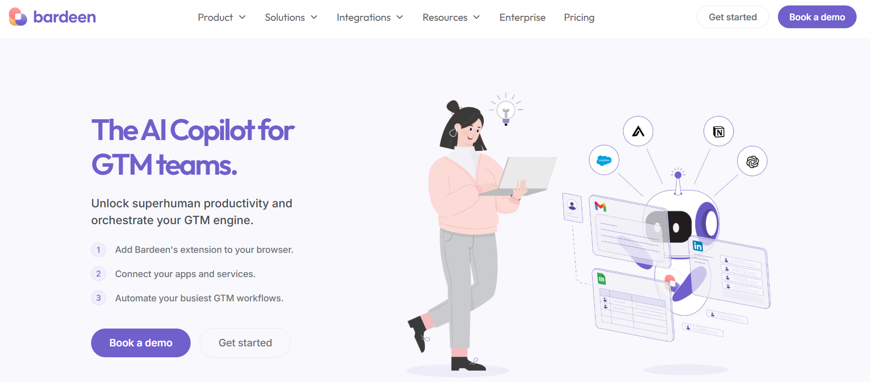 Bardeen AI website