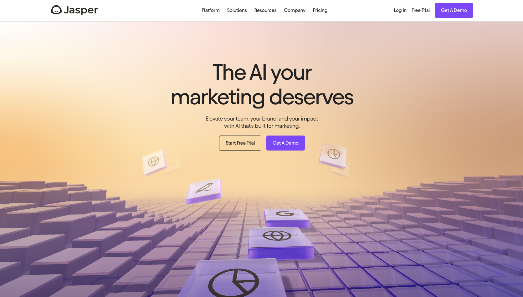 Jasper Landing Page