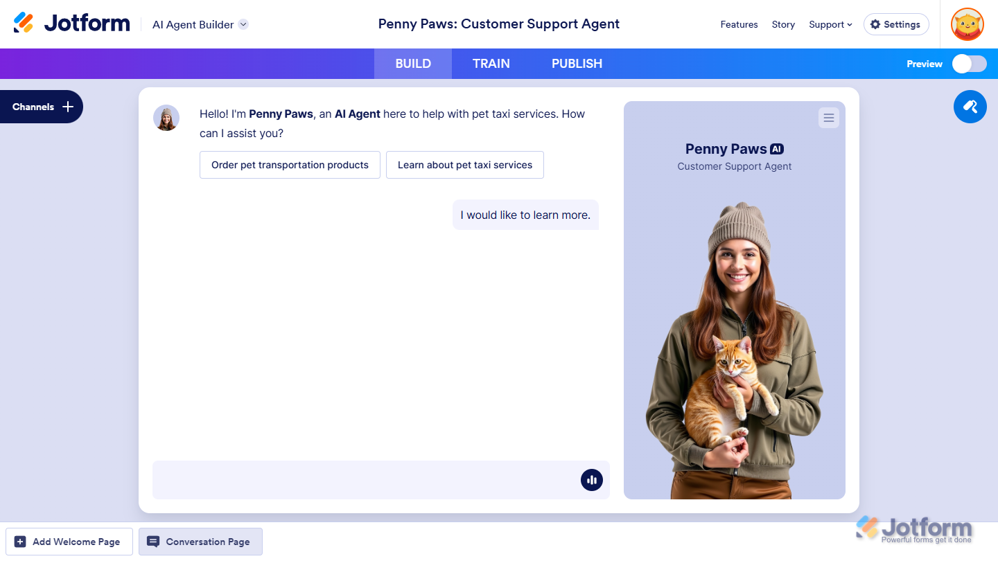 How to Create an AI Agent from an Existing Form Image-2