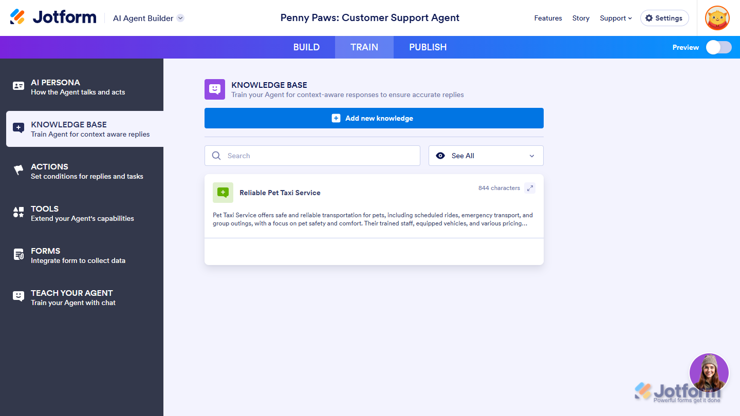 How to Create an AI Agent from an Existing Form Image-4