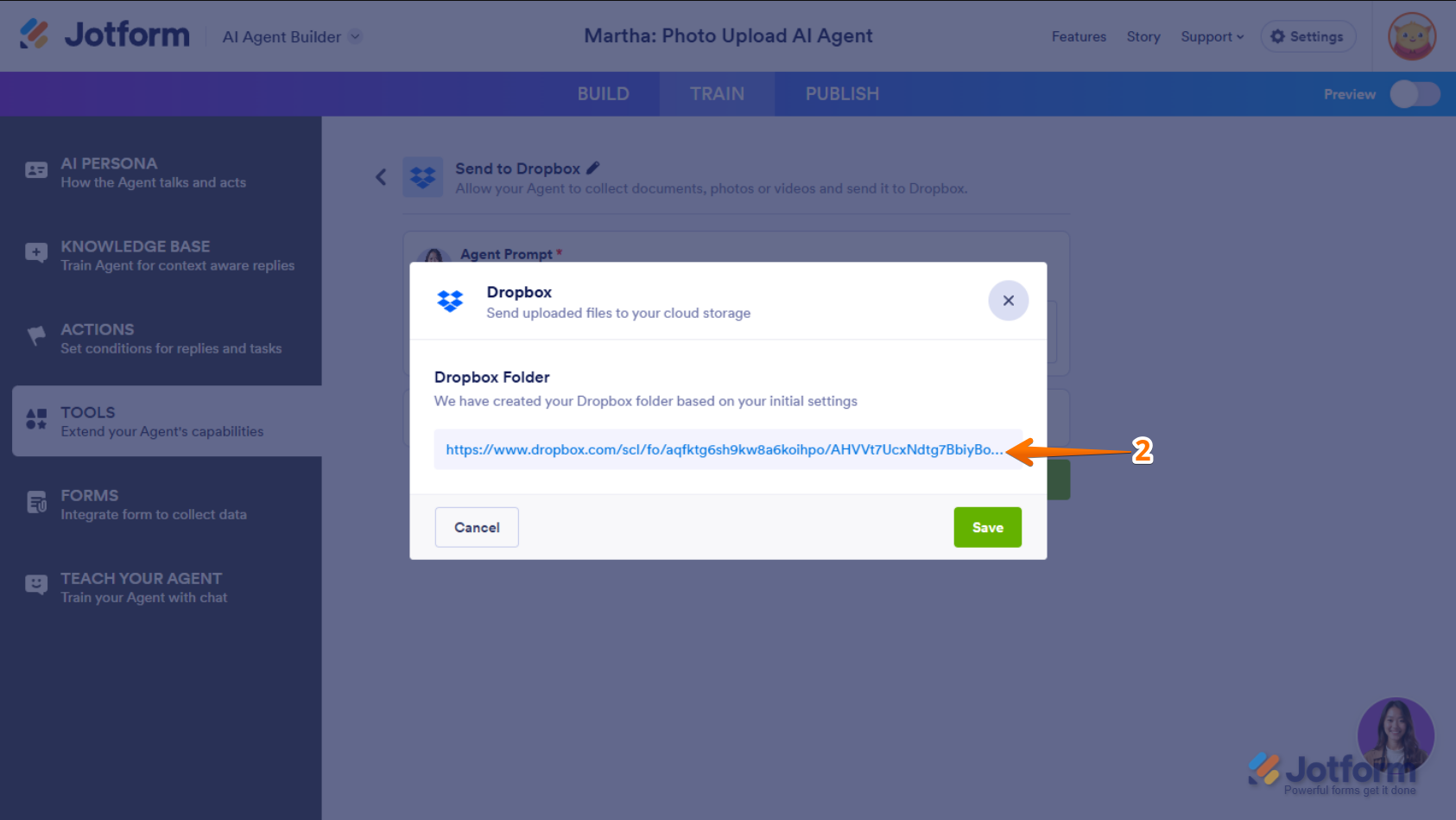 How to Integrate Jotform AI Agents with Dropbox Image-21