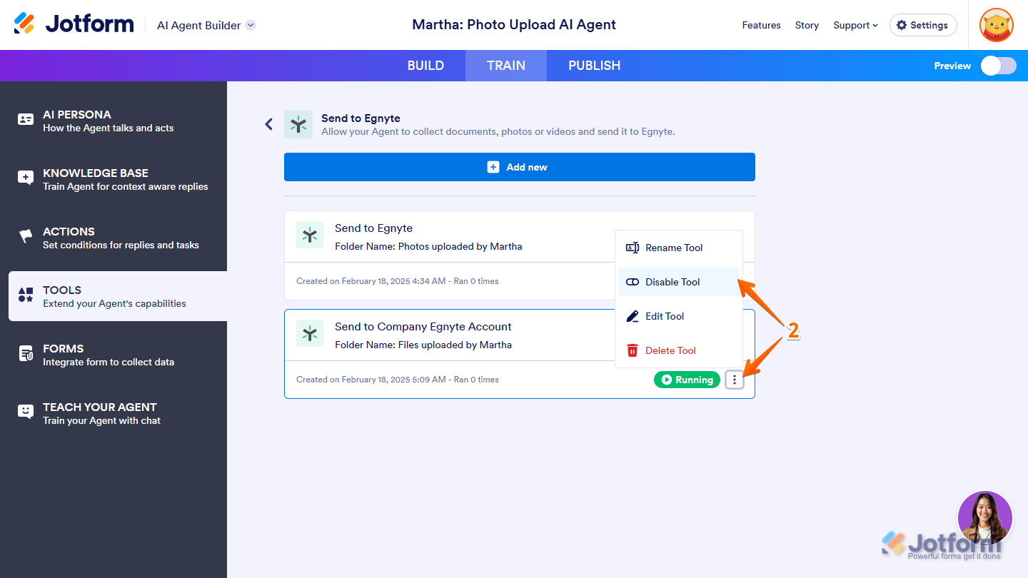How to Integrate Jotform AI Agents with Egnyte Image-16