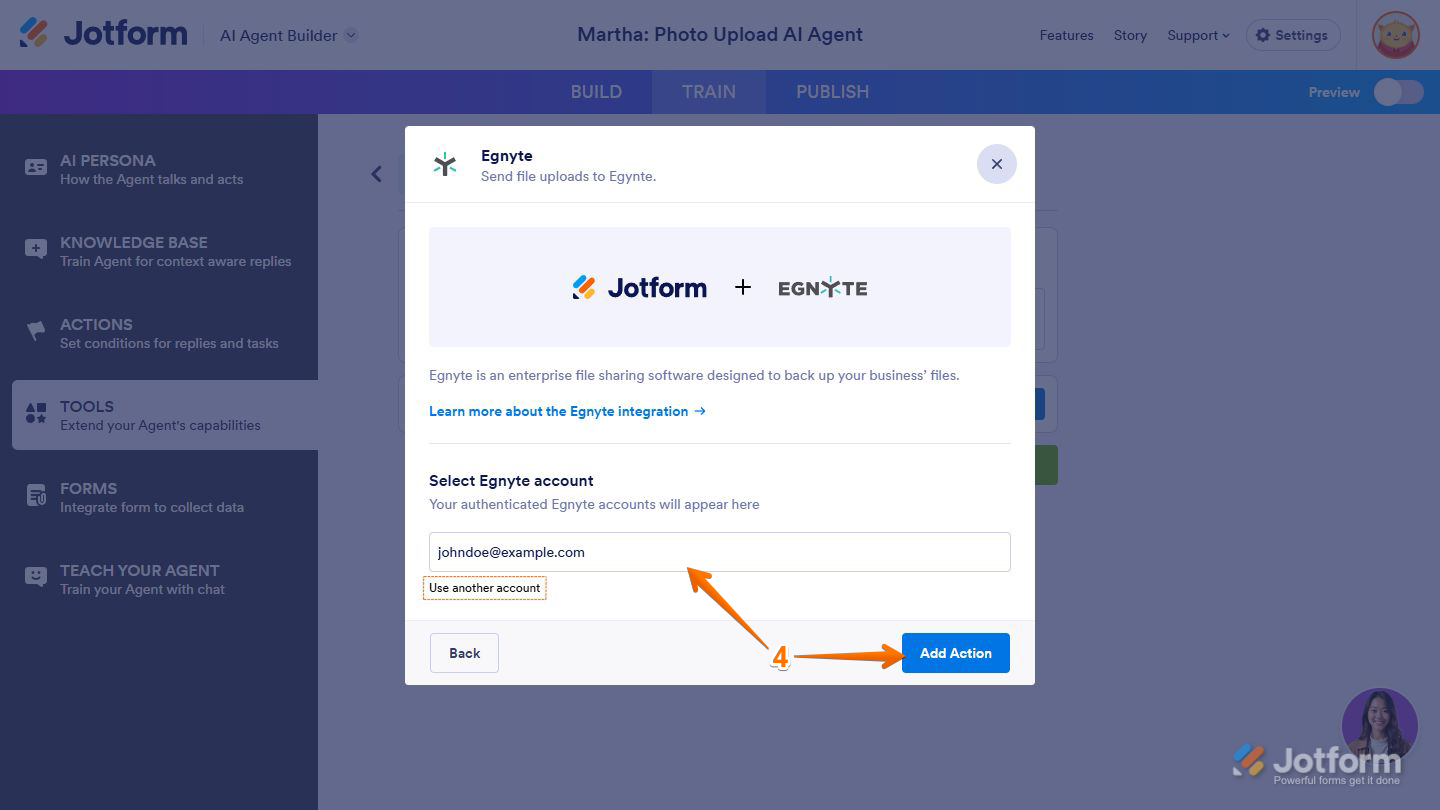 How to Integrate Jotform AI Agents with Egnyte Image-9